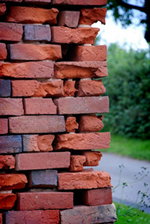 a picture of a red wall